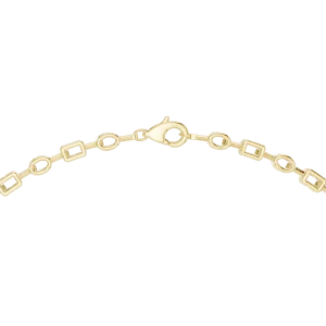 Luminary Multi-Shape Geometric Statement Necklace - Image 3