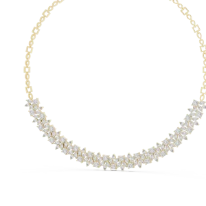 Luminary Pear, Princess and Marquise Statement Necklace - Image 4