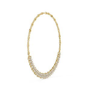 Luminary Pear, Princess and Marquise Statement Necklace - Image 2