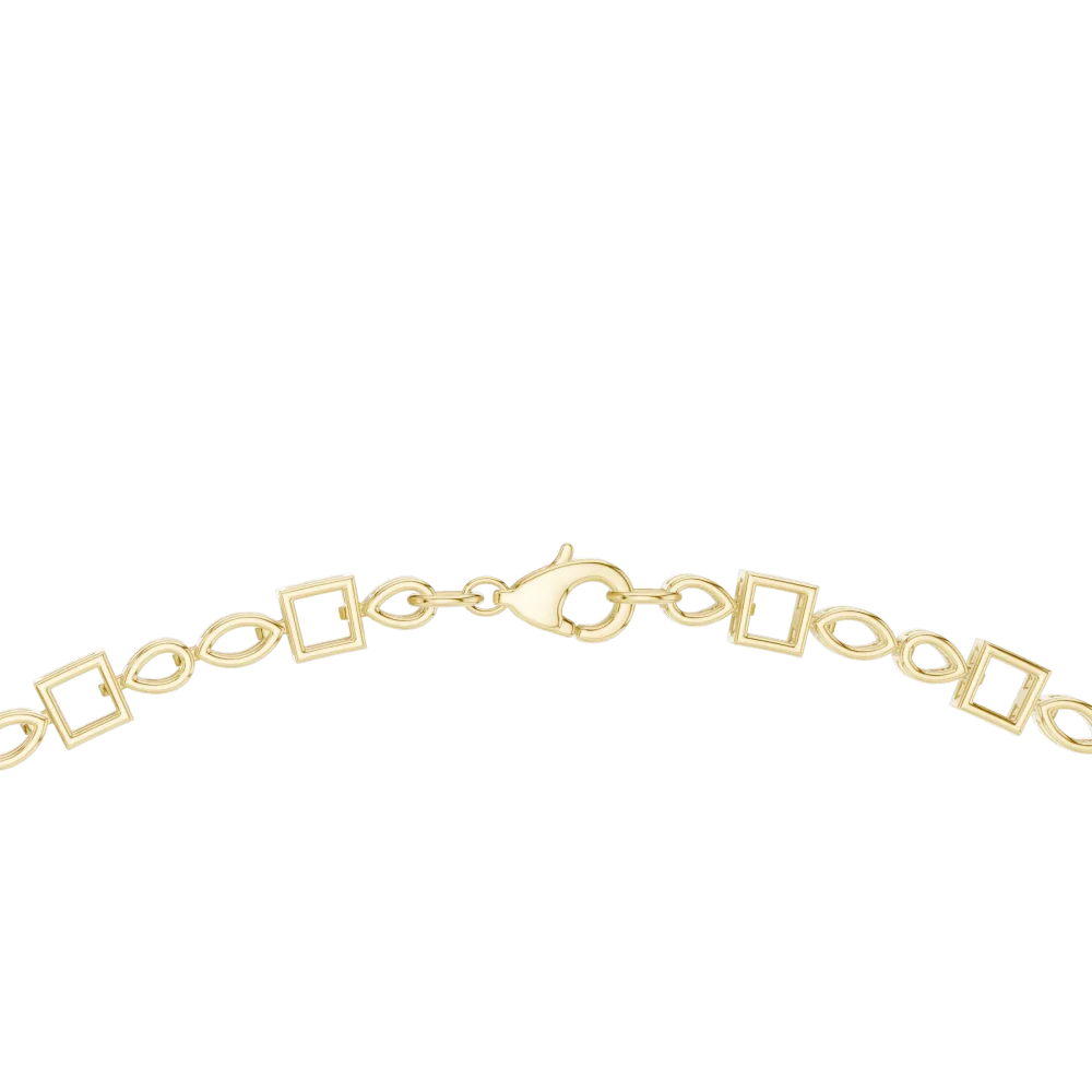 Luminary Pear, Princess and Marquise Statement Necklace - Image 3