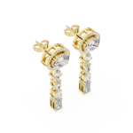 Ethereal Luminary Multi-Shape Graduated Drop Earrings