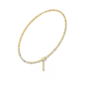 Ethereal Luminary Oval and Emerald Cut Statement Necklace - Image 4