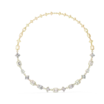 Luminary Geometric Multi-Shape Diamond Statement Necklace