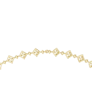 Luminary Geometric Multi-Shape Diamond Statement Necklace - Image 3