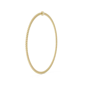 Luminary Pavé-Set Round Brilliant Statement Chain Necklace - Image 2