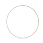 Infinite Radiance Round Brilliant Pavé-Set Tennis Necklace