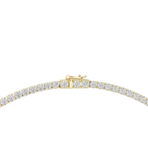 Infinite Radiance Round Brilliant Pavé-Set Tennis Necklace - Image 3