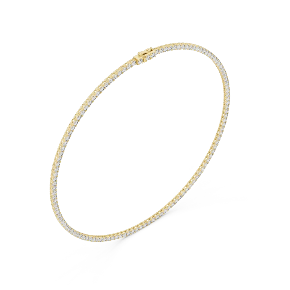 Infinite Luminary Round Brilliant Cut Tennis Necklace - Image 4
