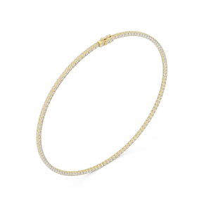 Infinite Luminary Round Brilliant Cut Tennis Necklace - Image 4