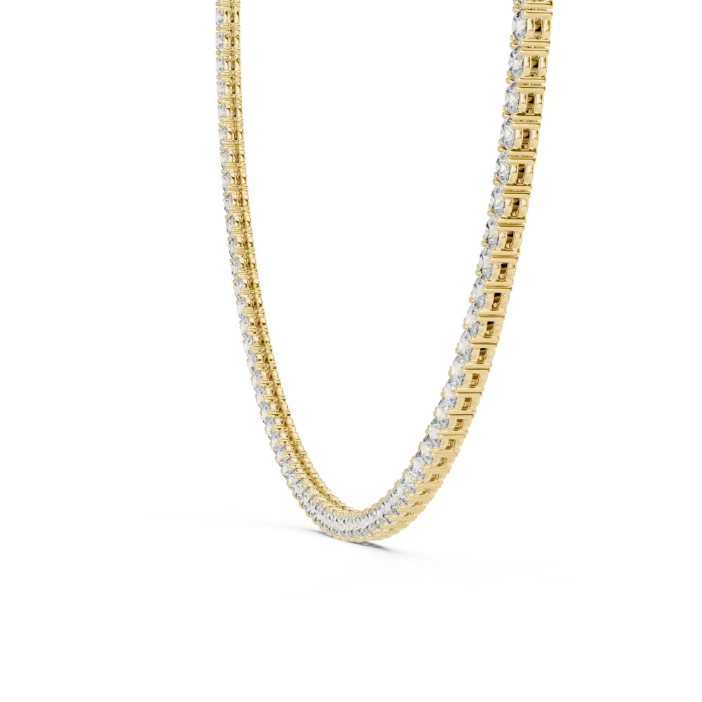 Infinite Luminary Round Brilliant Cut Tennis Necklace - Image 3