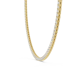 Infinite Luminary Round Brilliant Cut Tennis Necklace - Image 3