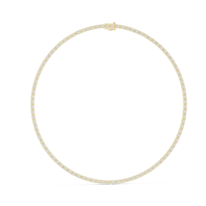 Infinite Radiance Round Brilliant Cut Tennis Necklace