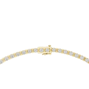 Infinite Radiance Round Brilliant Cut Tennis Necklace - Image 3