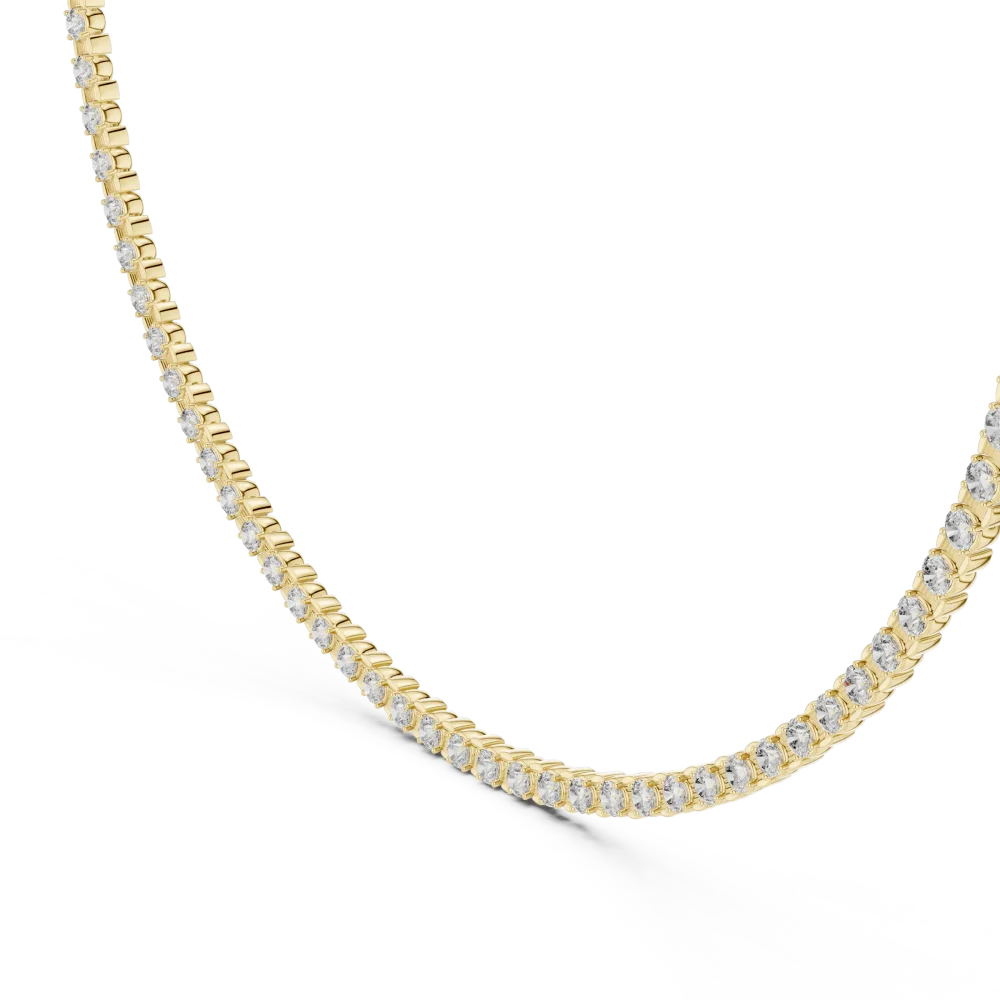 Infinite Luminary Round Brilliant Cut Tennis Necklace - Image 2