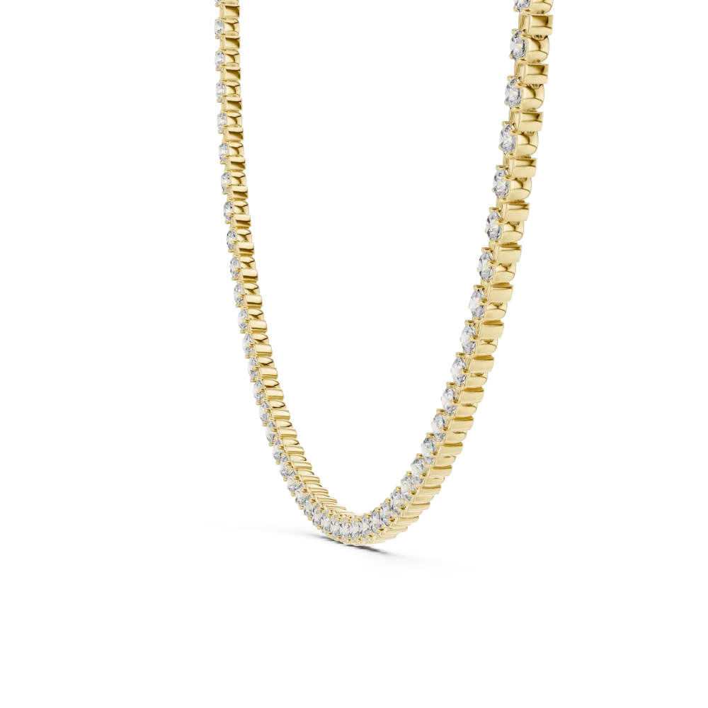 Infinite Luminary Round Brilliant Cut Tennis Necklace - Image 3
