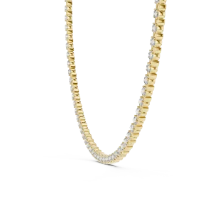 Infinite Luminary Round Brilliant Cut Tennis Necklace - Image 3
