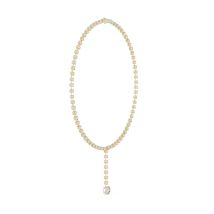 Luminary Round Brilliant Floating Silhouette Tennis Necklace - Image 2