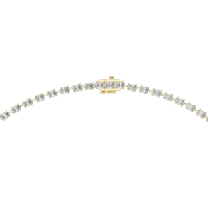Ethereal Oval Cut Luminary Drop Statement Necklace - Image 3