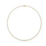 Luminary Round Brilliant Bezel-Set Tennis Necklace