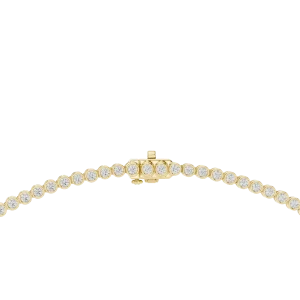 Luminary Round Brilliant Bezel-Set Tennis Necklace - Image 3