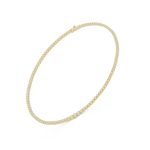 Infinite Luminary Round Cut Bezel-Set Tennis Necklace - Image 4