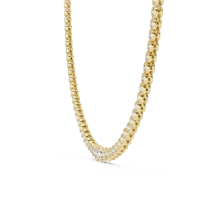 Infinite Luminary Round Cut Bezel-Set Tennis Necklace - Image 3