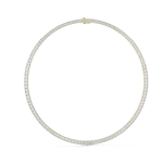 Infinite Symmetry Emerald Cut Diamond Tennis Necklace