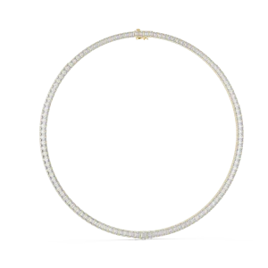 Infinite Symmetry Emerald Cut Diamond Tennis Necklace