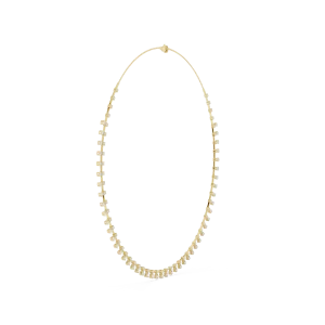 Ethereal Pear and Round Brilliant Scintillating Tennis Necklace - Image 2