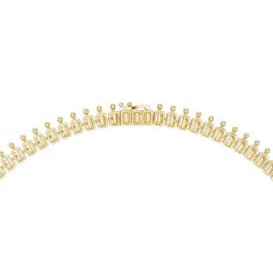 Grand Radiant Geometric Multi-Shape Statement Necklace - Image 3