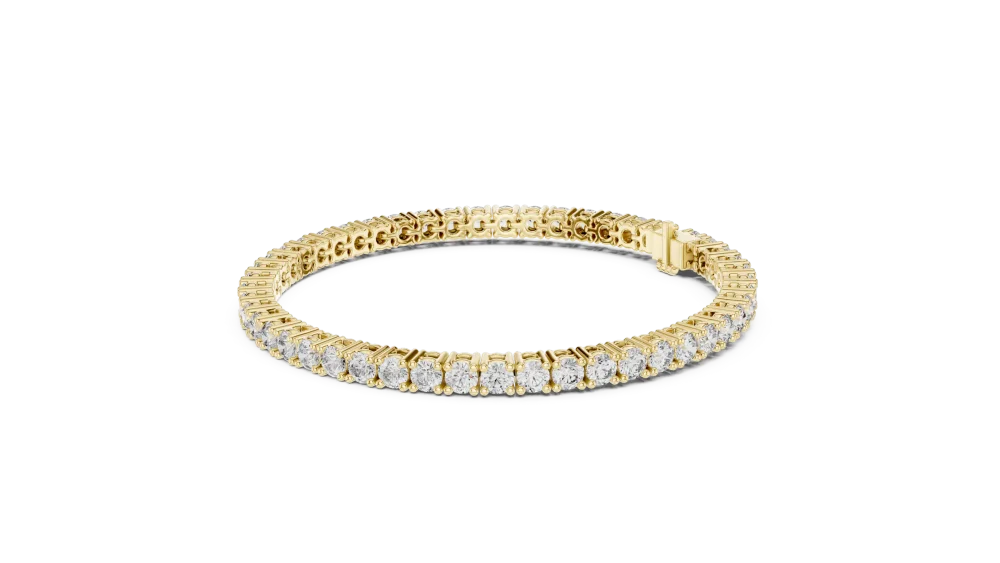 Infinite Luminary Round Brilliant Cut Tennis Bracelet - Image 3