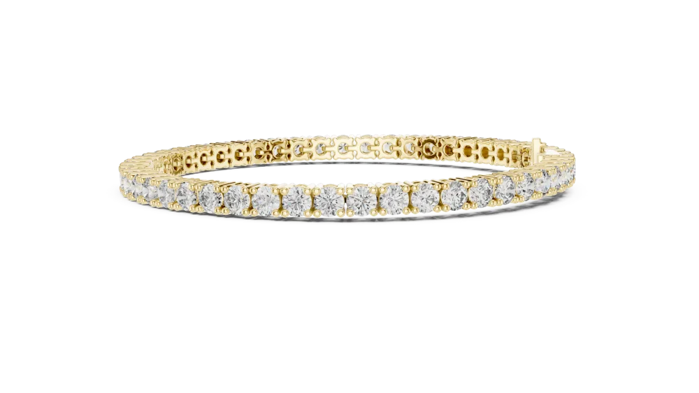 Infinite Luminary Round Brilliant Cut Tennis Bracelet - Image 4