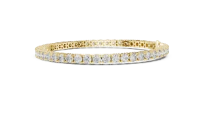 Infinite Luminary Round Brilliant Cut Tennis Bracelet - Image 4