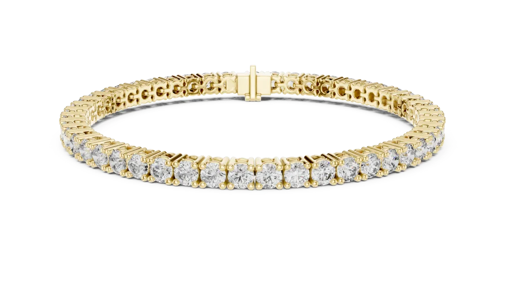Discover the radiant elegance of our Infinite Luminary Tennis Bracelet, featuring brilliant DIAMEUR diamonds. Elevate your collection and shop today.