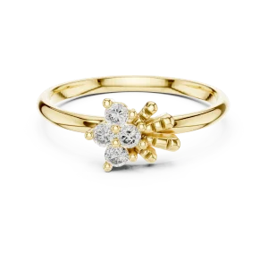 Luminary Round Brilliant Cluster Statement Ring - Image 2