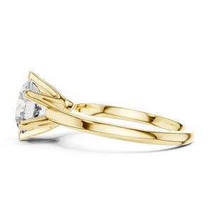 Ethereal Round Brilliant Six-Prong Solitaire Ring - Image 4