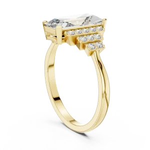 Luminary Emerald Cut Step-Edge Solitaire Ring - Image 3