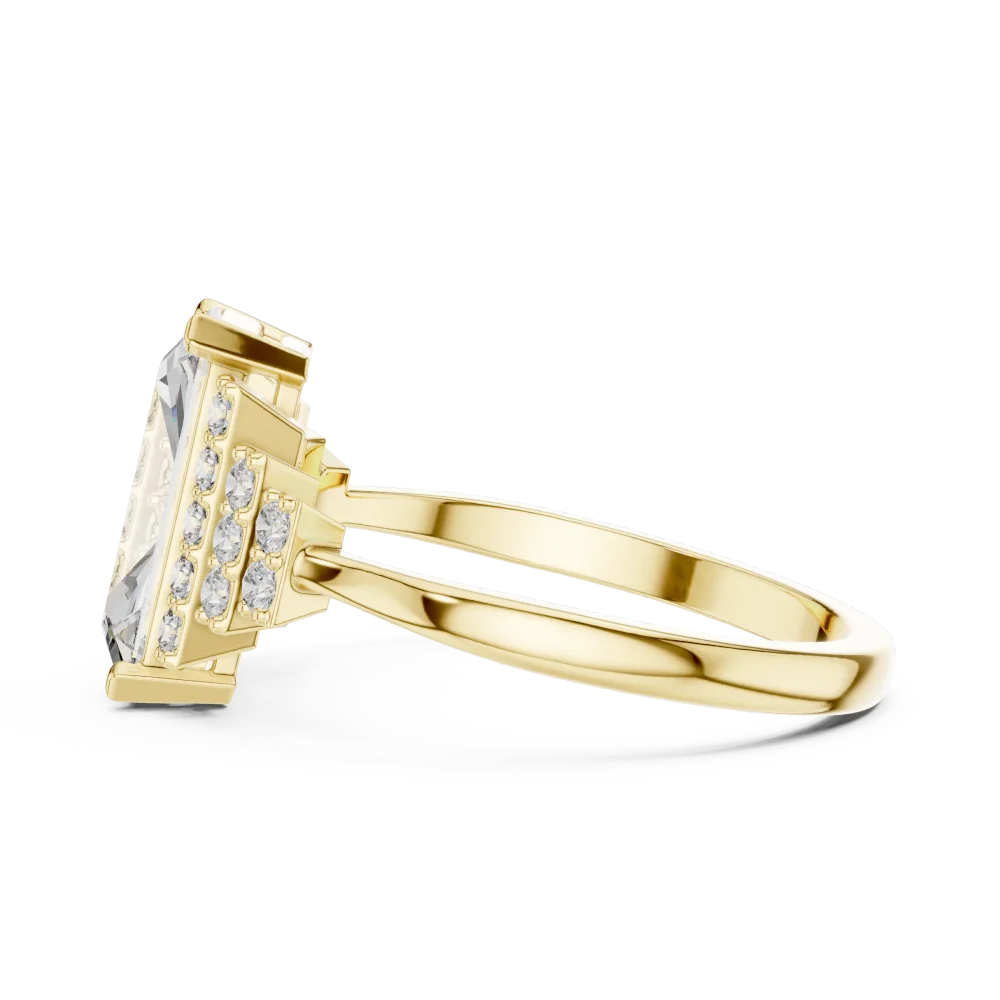 Luminary Emerald Cut Step-Edge Solitaire Ring - Image 4