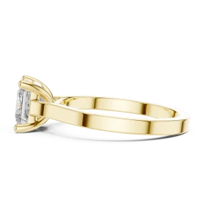 Symmetry Princess Cut Solitaire Engagement Ring - Image 4