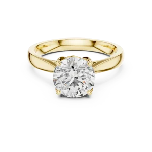Ethereal Round Brilliant Cut Solitaire Engagement Ring - Image 2