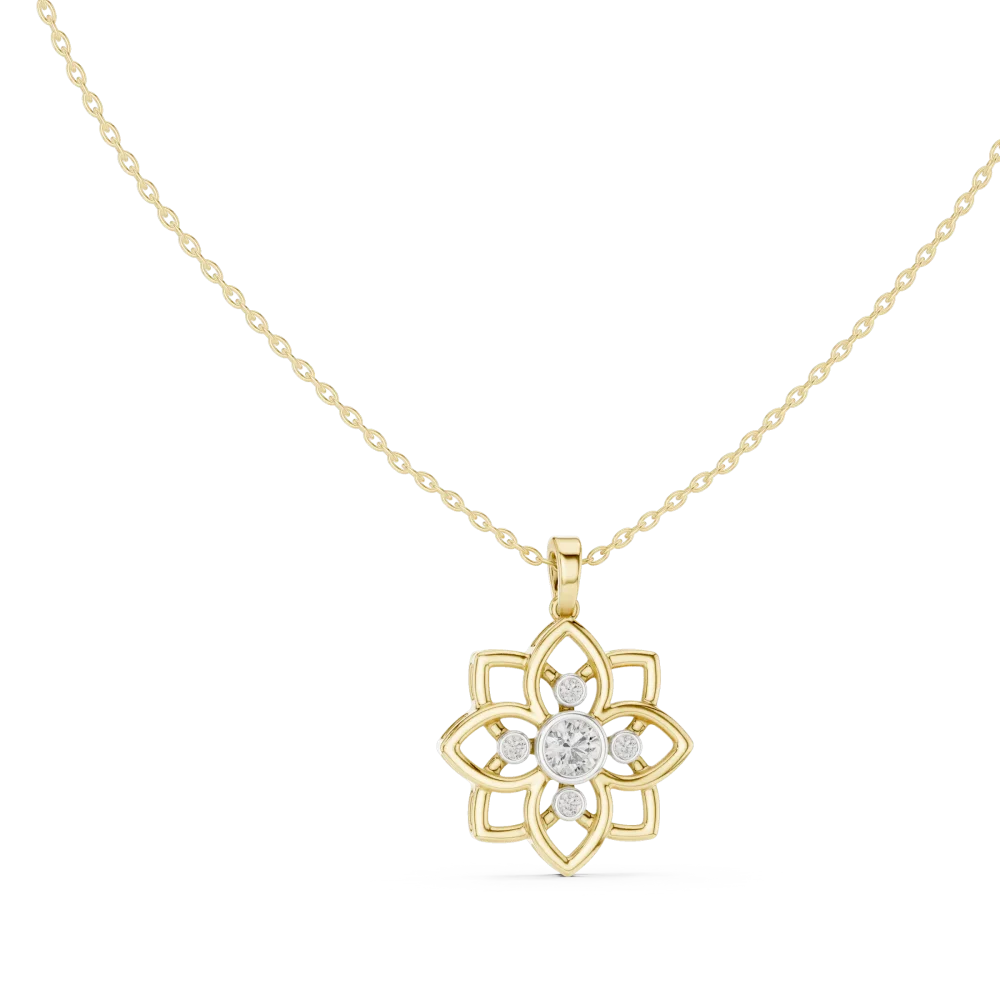Experience timeless elegance with our Luminary Solitaire Pendant, featuring a brilliant DIAMEUR diamond set in a modern silhouette. Shop today.