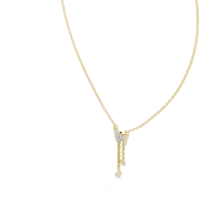 Ethereal Butterfly Pavé-Set Dangler Pendant - Image 2