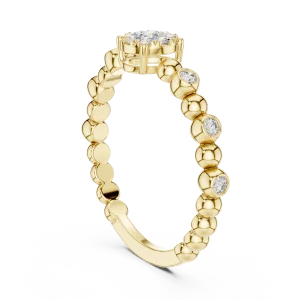 Ethereal Round Brilliant Bezel-Set Solitaire Ring - Image 3