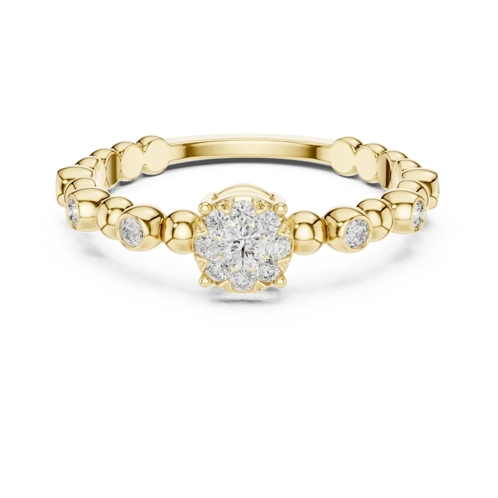Ethereal Round Brilliant Bezel-Set Solitaire Ring - Image 2