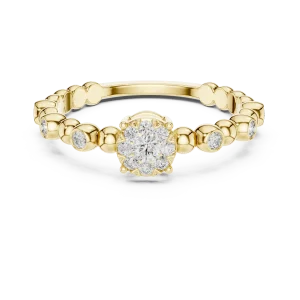 Ethereal Round Brilliant Bezel-Set Solitaire Ring - Image 2