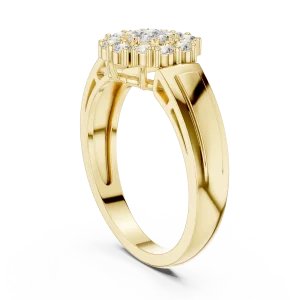 Luminary Round Brilliant Cluster Statement Ring - Image 3