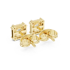 Symmetry Princess Halo Stud Earrings - Image 3