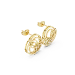 Fluid Helix Round Brilliant Pavé-Set Architectural Studs