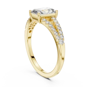 Radiant Symmetry Split-Shank Radiant Cut Solitaire Ring - Image 3