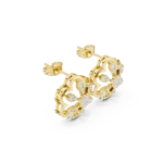 Ethereal Petal Silhouette Round Brilliant Lab Grown Diamond Studs